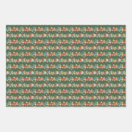 Vintage Holiday  ラッピングペーパーシート