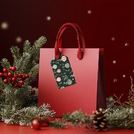 Vintage Holiday Charm: Festive Baubles ギフトタグ