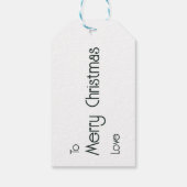 Vintage Holiday Charm: Festive Baubles ギフトタグ (裏面)