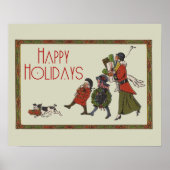 Vintage Holiday Shopping ポスター (正面)