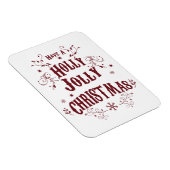 Vintage Holly Jolly Christmas マグネット (右側)