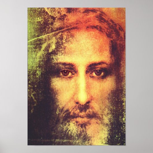 Vintage, Holy Jesus christ, portrait, poster ポスター (正面)