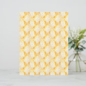 Vintage Honey Bee Damask Journal Paper Sheet (スタンド正面)