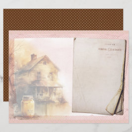 Vintage Honey Bee Journal Paper Sheet