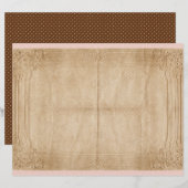 Vintage Honey Bee Journal Paper Sheet (正面/裏面)