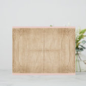 Vintage Honey Bee Journal Paper Sheet (スタンド正面)