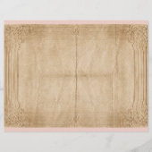 Vintage Honey Bee Journal Paper Sheet (正面)