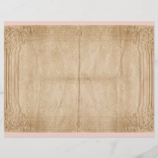 Vintage Honey Bee Journal Paper Sheet (正面)