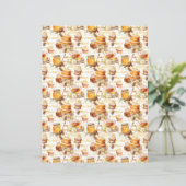 Vintage Honey Bee Journal Paper Sheet (スタンド正面)