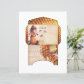 Vintage Honey Bee Journal Paper Sheet (スタンド正面)