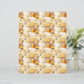 Vintage Honey Bee Journal Paper Sheet (スタンド正面)