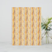 Vintage Honey Bee Striped Journal Paper Sheet (スタンド正面)