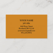 Vintage Honeycomb Beekeeper Honey Apiarist 名刺 (裏面)