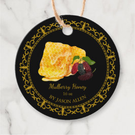 Vintage Honeycomb Mulberry Infused Honey Hang Tag フェイバータグ
