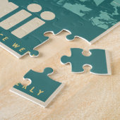 Vintage Honolulu Aviation Puzzle ジグソーパズル (側面)