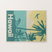 Vintage Honolulu Aviation Puzzle ジグソーパズル (横)
