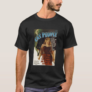Vintage Horror Movie  Cat People  Tシャツ