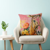 vintage horse wearing cowboy hat クッション (椅子)