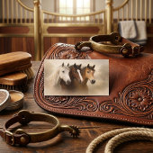 Vintage Horseback Riding Equestrian Business Card 名刺