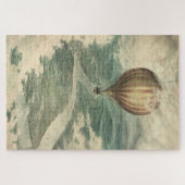 Vintage Hot Air Balloon Jigsaw Puzzle ジグソーパズル (横)