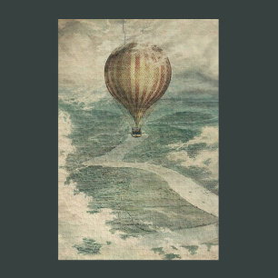 Vintage Hot Air Balloon Jigsaw Puzzle ジグソーパズル