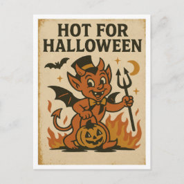 Vintage Hot for Halloween ポストカード