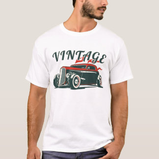 Vintage Hot Rod Tシャツ