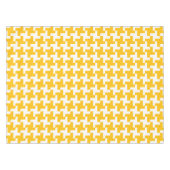 Vintage Houndstooth Pattern テーブルクロス (正面(横))
