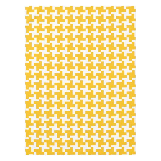 Vintage Houndstooth Pattern テーブルクロス (正面)