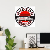 Vintage Hudson Regular gasoline sign ポスター (ホームオフィス)