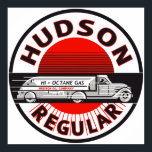 Vintage Hudson Regular gasoline sign ポスター<br><div class="desc">Vintage Hudson Regular gasoline sign reproduction</div>