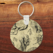 Vintage Human Anatomy キーホルダー (正面)