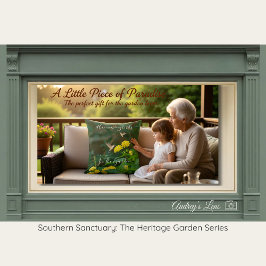 Vintage Hummingbird & Wildflower Botanical クッション