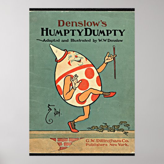 Vintage Humpty Dumpty ポスター (正面)