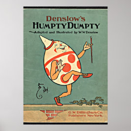 Vintage Humpty Dumpty ポスター