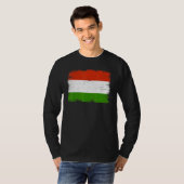 Vintage Hungary Flag Hungarian Independence Day Tシャツ (正面フル)
