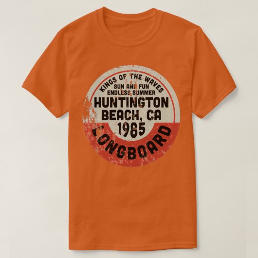Vintage Huntington Beach Tシャツ (デザイン正面)