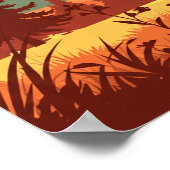 Vintage Huntsville Alabama ポスター (角)