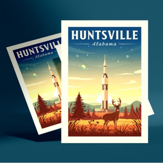 Vintage Huntsville Alabama ポストカード