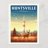Vintage Huntsville Alabama ポストカード (正面)