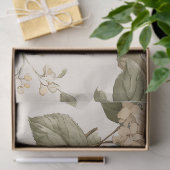 Vintage Hydrangea Bouquet Pattern 薄葉紙 (ギフト)