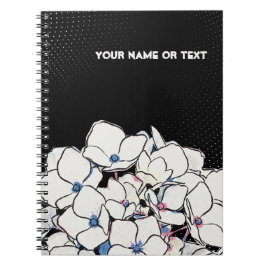 Vintage Hydrangea 'Lanarth White': The Stoic  ノートブック