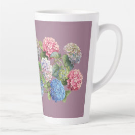 Vintage Hydrangea Latte Mug カフェラテマグ