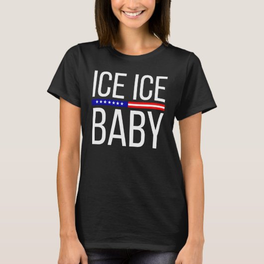Vintage Ice Ice Baby Funny Trump Tシャツ (正面)