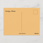 Vintage Idaho Map ポストカード (裏面)