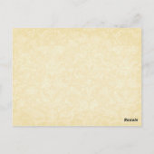 Vintage Illustration Cherubs Singing ポストカード (裏面)