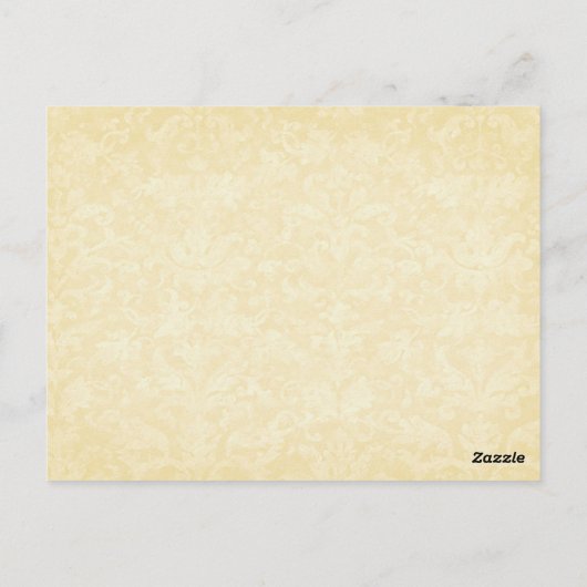 Vintage Illustration Cherubs Singing ポストカード (裏面)