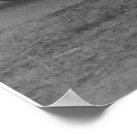 vintage image 57 chevy gasser ポスター (角)