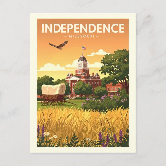 Vintage Independence Missouri ポストカード (正面)