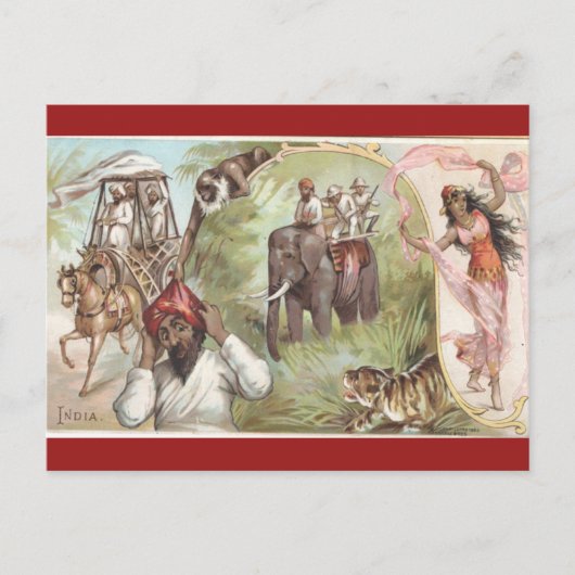 Vintage India ポストカード (正面)